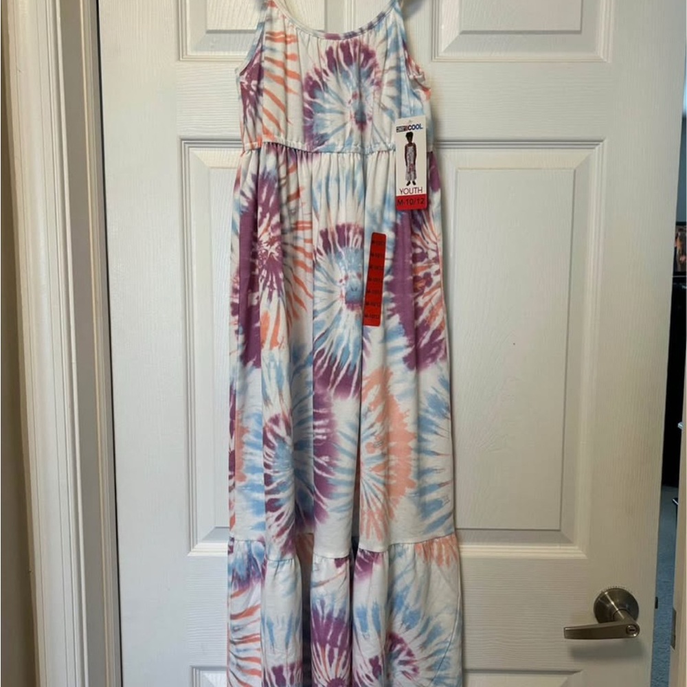 32 Degrees Youth Tie-Dye Dress - Girls Size M (10/12)